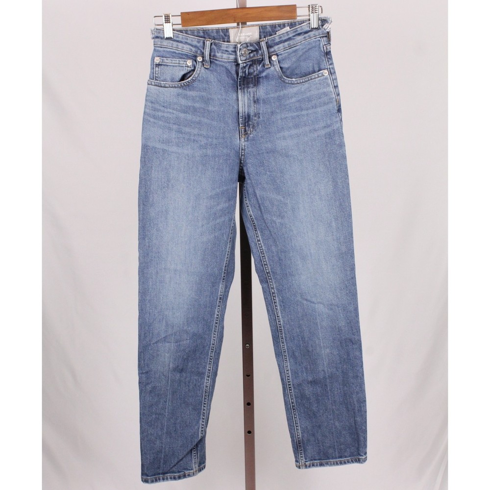 Everlane The High Rise Straight Medium Wash Jean
